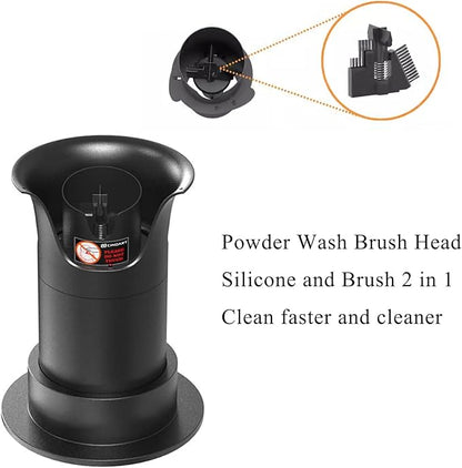 Automatic coffee grounds cleaning machine Coffee Grounds Handle Cleaner No Rag Wash Lazy Electric Home Commercial