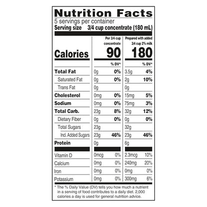 TAZO Decaf Chai Latte, Black Tea Concentrate, Easy-to-Serve Chai Tea for Everyday Lattes, Hot or Iced Tea and Mocktails, 32 oz Tea Mix Carton