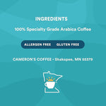 Load image into Gallery viewer, Cameron's Coffee Roasted Whole Bean Coffee, Decaf Breakfast Blend, 4 Pound