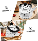 Load image into Gallery viewer, Zerodeko Vintage Enamel Tea Kettle with Handle Portable Water Boiling Kettle for Induction Electric Gas Stoves for Home Office Restaurant Dorm Use