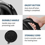 Load image into Gallery viewer, TOPWIT Electric Kettle, 2.0L Hot Water Kettle Electric, BPA-Free Stainless Steel Tea Kettle, Electric Kettles for Boiling Water with Fast Boil, Auto Shut-Off &amp; Boil Dry Protection, Black