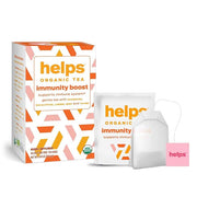 HELPS TEAS | Helps Immunity Boost Tea | Organic herbal blend of Echinacea, Eucalyptus, Mint, Linden, Thyme and Natural Honey Flavor. Facilitates Respiratory Health | 16 Tea Bags - Pack of 6 |