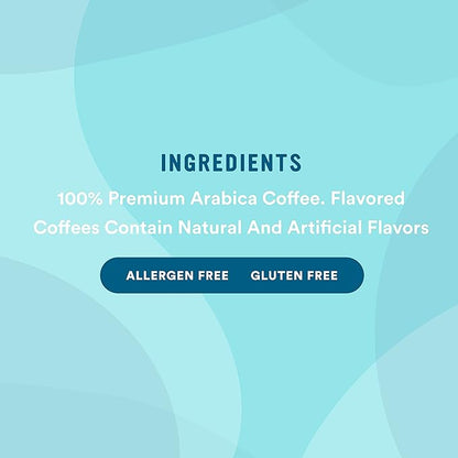 Cameron's Coffee Roasted Ground Coffee Bag,Sea Salt Caramel Cold Brew, 12 ounce Pack of 6