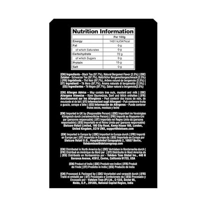 VAHDAM, Earl Grey Black Tea Bags (100 Count) Medium Caffeine, Non GMO, Gluten Free | Citrus Bergamot & Smooth | Resealable Ziplock Pouch | Plant Based Tea Bags