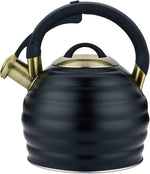 Load image into Gallery viewer, Tea Kettle for Stove Top Whistling Teapot, 3.2Q Tea Pot Stainless Steel Teakettle with Heat Proof Ergonomic Handle