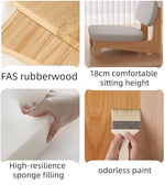 Load image into Gallery viewer, Vintage Tatami Chairs, Meditation Chair with Back Support, Floor Chairs with Cushion, Accent Meditation Floor Seat for Bay Window, Living Room, Bedroom