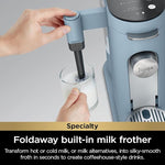 Load image into Gallery viewer, Ninja Pod &amp; Grounds Specialty XL Single-Serve Coffee Maker, K-Cup Pod Compatible, Brews Grounds, Compact Design, Built-In Milk Frother, 68-oz. Reservoir, 6oz. Cup-24oz. Mug Sizes, Denim Blue, PB055ABL