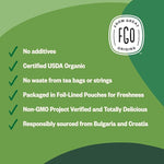 Load image into Gallery viewer, FGO Organic Nettle Leaf Loose Tea, Cut and Sifted, Caffeine Free, 4oz Resealable Bag, Packaging May Vary (Pack of 1)