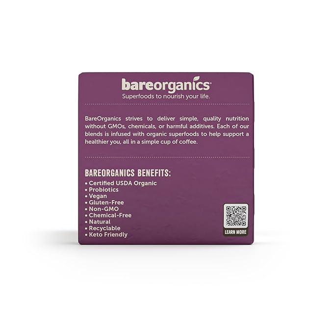 Daily Defense Organic Coffee Pods – Coffee with Maitake, Ginger Root, Lemon Peel & Superfoods – Healthy Mold Free Probiotic beverage, Vegan, Gluten Free - 10 Recyclable Single Serve K-Cups