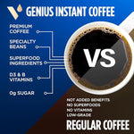 Load image into Gallery viewer, VitaCup Genius Instant Coffee Packets, Increase Energy &amp; Focus, Keto Coffee, Serve Hot or Cold Brew, MCT Oil, Turmeric, B Vitamins, D3, Bold &amp; Smooth,100% Arabica Coffee in Single Serve Sticks, 48 Ct