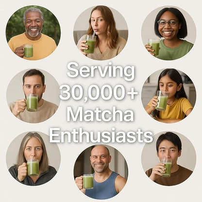 ONE WITH TEA Ceremonial Matcha Powder USDA Organic 1oz – Authentic Japanese Green Tea, Made in Japan | Perfect for Matcha Latte, Hot or Iced Drinks, Smoothies