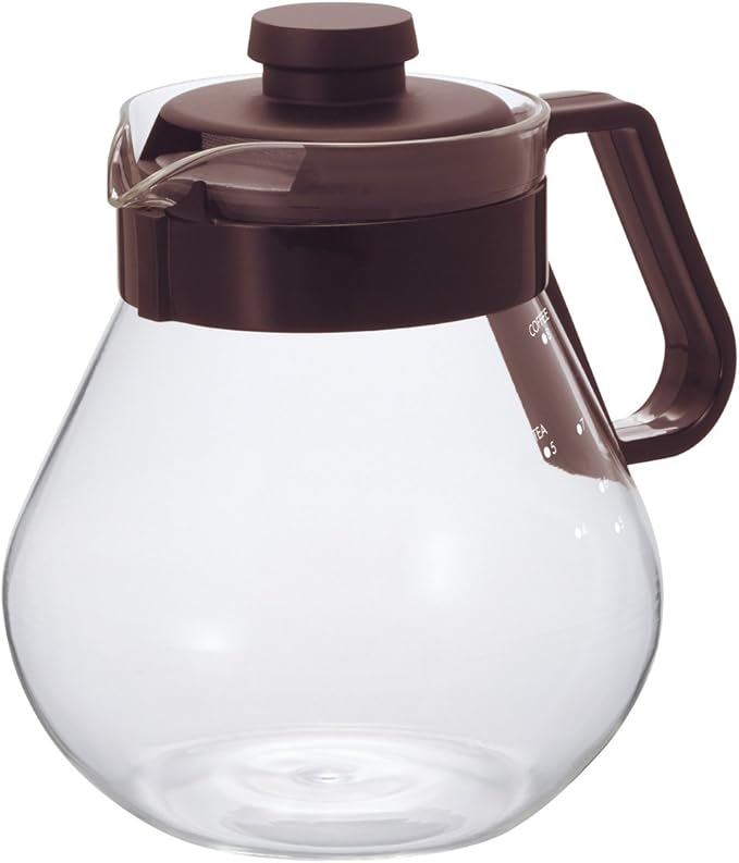 HARIO TCN-100CBR Tea & Coffee Server, Thyme, 33.8 fl oz (1,000 ml)