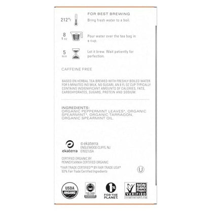 TAZO Refresh Mint Herbal Tea Bags, Caffeine Free, 96 Total Tea Bags (16ct - Pack of 6)