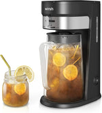 Load image into Gallery viewer, wirsh Iced Tea Maker with 3QT Pitcher, Iced Coffee Maker with Strength Control and Reusable Filter, Perfect For Iced Coffee, Latte, Tea, Lemonade, Flavored Water, Black