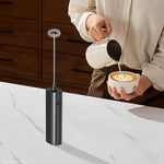 Load image into Gallery viewer, YARRAMATE Mini Powerful Milk Frother Wand, Fast Battery Operated Coffee Mixer, Handheld Drink stirrer, Electric whisk Foam Maker for Lattes, Cappuccino, Matcha, Hot Chocolate (Black)