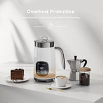 Load image into Gallery viewer, Maestri House Milk Frother, Variable Temp and Froth Thickness Milk Frother and Steamer, 14.1OZ/400ML Smart Touch Control Foam Maker, Memory Function for Latte, Warm Milk, Hot Chocolate