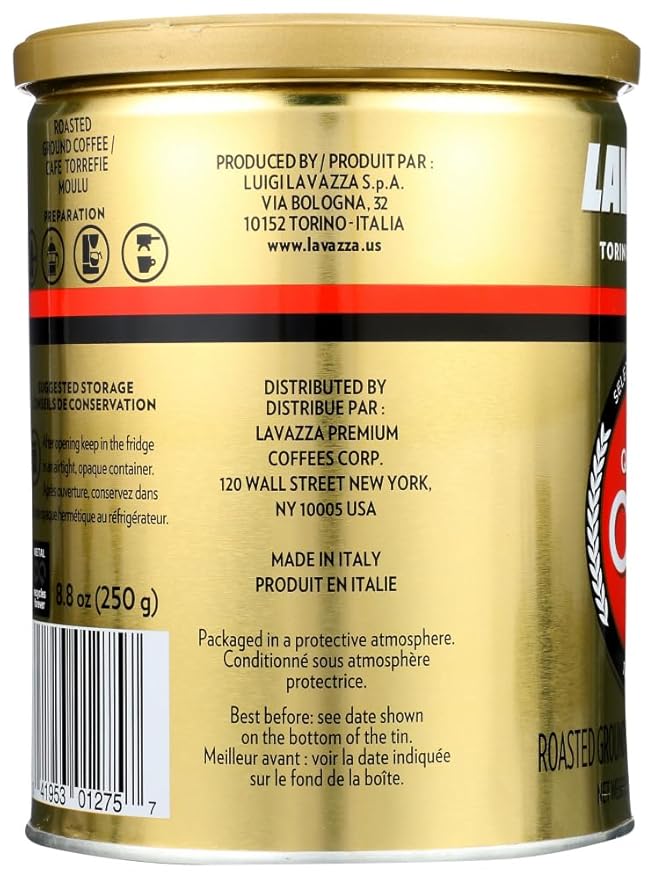Lavazza Coffee Grnd Qualita Oro Can2