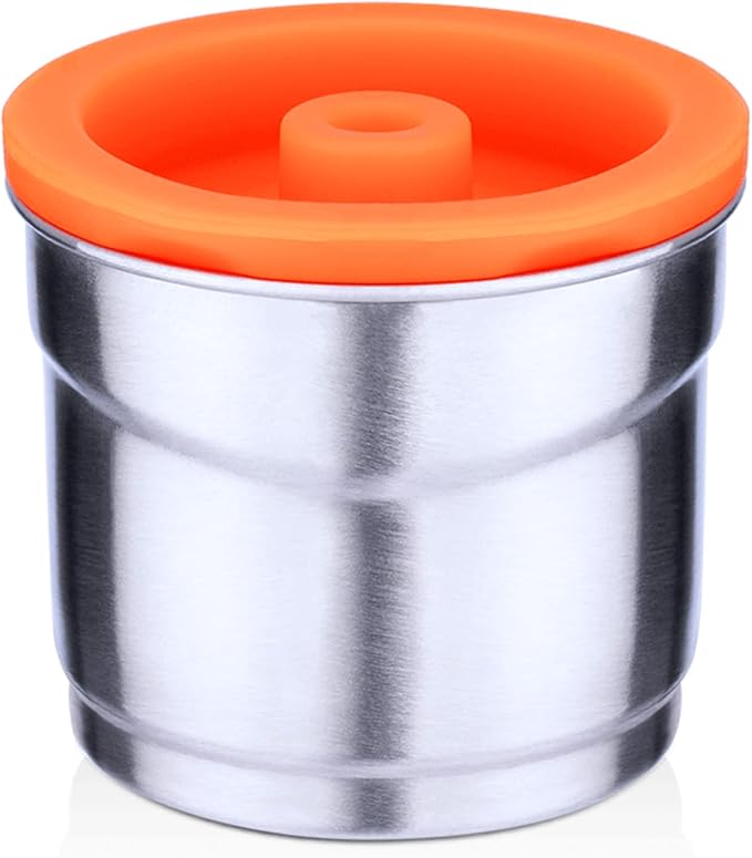 Fdit 304 Tough Stainless Steel Coffee Capsules, Dishwasher Safe Reusable Coffee Pods for Coffee Machine, For Keeping Coffee