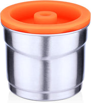 Fdit 304 Tough Stainless Steel Coffee Capsules, Dishwasher Safe Reusable Coffee Pods for Coffee Machine, For Keeping Coffee