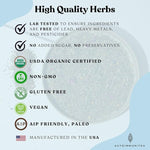 Load image into Gallery viewer, Brain Fog Tea for Herbal Focus &amp; Memory, AIP AutoimmuniTea Protocol Diet Compliant Foods, Whole 30, Paleo Friendly - Nootropics Support Herbs Gingko Biloba, Peppermint, Gotu Kola