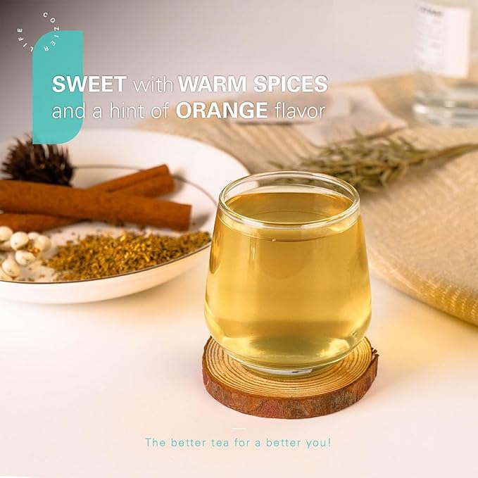 WT WEETEE Licorice Spice Herbal Tea Bags, 2g x 80 Counts, Sweet with Warming Spices Tea Includes Licorice Root, Ginger, Clove, Cinnamon & More, Natural Caffeine-free