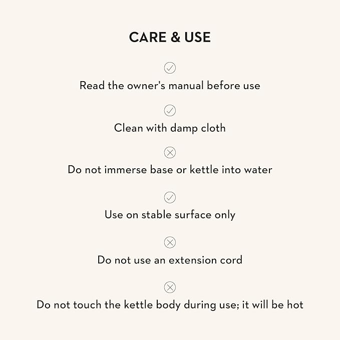 MACKENZIE-CHILDS Electric Kettle, Stainless-Steel Tea Kettle, Black-and-White Courtly Check