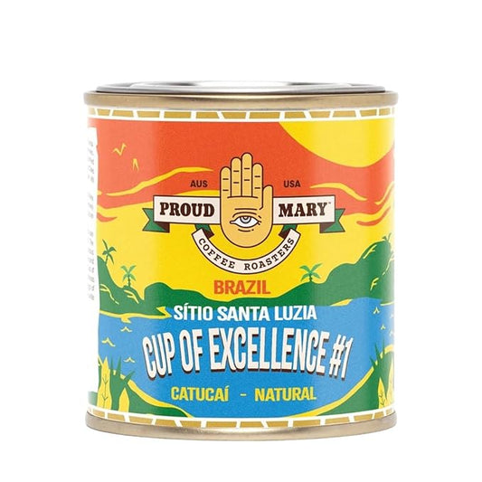 Brazil Sitio Santa Luzia, First Place Cup of Excellence - Roasted by Proud Mary Coffee - Whole Bean Coffee - 100 Gram Bag
