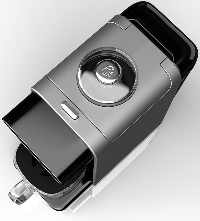 ChefWave Milkmade Non-Dairy Milk Maker – 6-in-1 Plant-Based Milk Machine for Almond, Oat, Soy, Cashew, Coconut & Macadamia – No Soaking, Auto-Clean, Delay Start, Glass Pitcher – Silver/Black