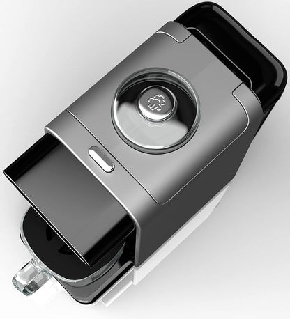 ChefWave Milkmade Non-Dairy Milk Maker – 6-in-1 Plant-Based Milk Machine for Almond, Oat, Soy, Cashew, Coconut & Macadamia – No Soaking, Auto-Clean, Delay Start, Glass Pitcher – Silver/Black