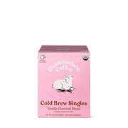 Chamberlain Coffee Fluffy Lamb Vanilla Cold Brew Singles with Notes of Vanilla & Roasted Nuts - 10 Single Serve Cold Brew Sachets