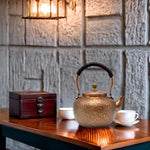 Load image into Gallery viewer, 50.7oz Elegant Chinese Style Copper Tea Kettle For Stovetop, Non-Coating Pure Copper Teapot with Stainless Steel Infuser For Loose Tea, Large and Solid Tea Pot(1500ml)