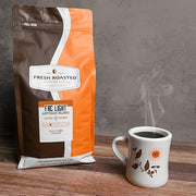 Fresh Roasted Coffee, FRC Light Roast Blend, 5 lb (80 oz), Kosher, Whole Bean