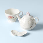 Load image into Gallery viewer, Lenox 6083927 Butterfly Meadow Teapot with Lid, White