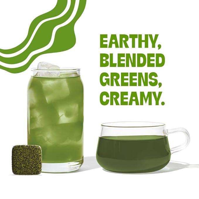 Tea Drops 30 Bulk Pack Organic Matcha Bagless Tea - Loose Leaf, Lightly Sweetened, On-The-Go. Plastic-Free - Iced or Hot