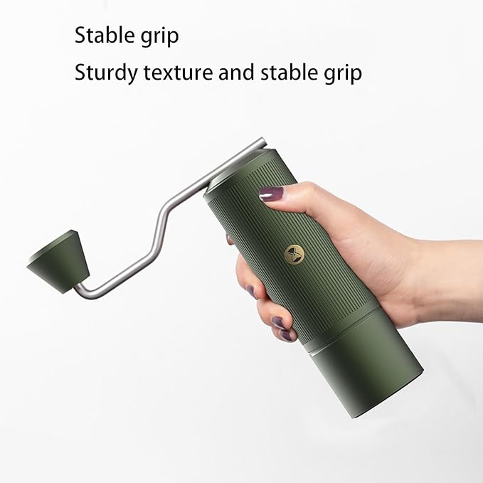 TIMEMORE Manual Coffee Grinder Chestnut Xlite Capacity 30g Household Hand Coffee Grinder High-precision External Adjustment Scale for Travel/Camping - Green