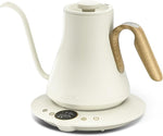 Load image into Gallery viewer, Electric Kettles, INTASTING Gooseneck Electric Kettle, ±1℉ Temperature Control, Stainless Steel Inner, Quick Heating, for Pour Over Coffee, Brew Tea, Boil Hot Water, 0.9L (Morandi White)