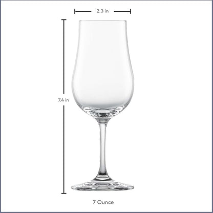 SCHOTT ZWIESEL Bar Special Whiskey Nosing Glass (Set of 6), Nosing Tasting Glass for Whiskey, Dishwasher-Safe Tritan Crystal Glasses, Made in Germany (7 Ounce)