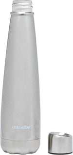 Load image into Gallery viewer, Insulated Water Bottle - On-The-Go Refillable Stainless Steel Water Bottles For Adults, Reusable Thermos Travel Tumbler With Leak-proof Lid For Hot &amp; Cold Beverages (17Oz. Stainless Steel)