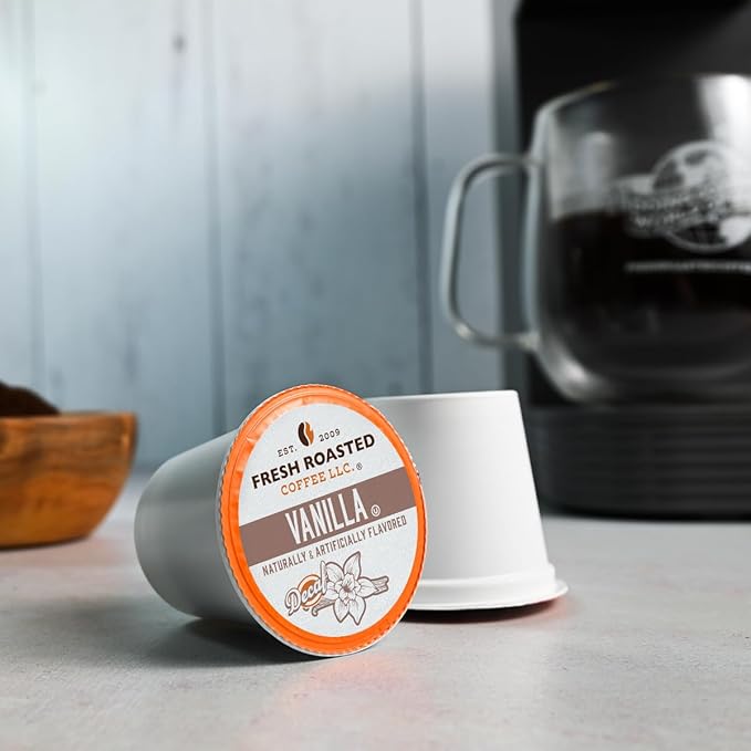 Fresh Roasted Coffee, Decaf Traditional Flavors, Flavored Coffee Pod Variety Pack, K-Cup Compatible, 24 Count