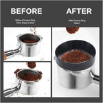 Load image into Gallery viewer, 53mm Magnetic Espresso Dosing Funnel Lightweight Aluminum Coffee Dosing Ring Compatible 53mm Portafilter (Black, 53mm)