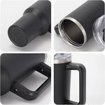 Load image into Gallery viewer, Ships Next Day,Birth Flower 40 Oz Tumbler with Handle and Straw, Personalized Tumbler with Name Insulated Cup Reusable Stainless Steel Water Bottle Travel Mug Christmas Birthday Gifts for Women