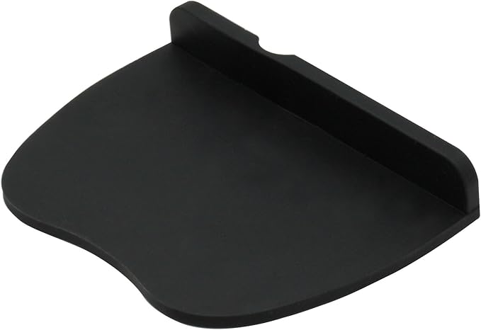 Handook Tamper Mat, Espresso Tamper Mat, 8.3 X 5.9 Inch Coffee Mat, Coffee Tamper Mat for Espresso Machine, Espresso Accessory, Barista Tools, Coffee Tamper Station, Espresso Pad for Counter (Black)