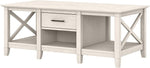 Load image into Gallery viewer, Bush Furniture Key West Coffee Table with Storage in Linen White Oak