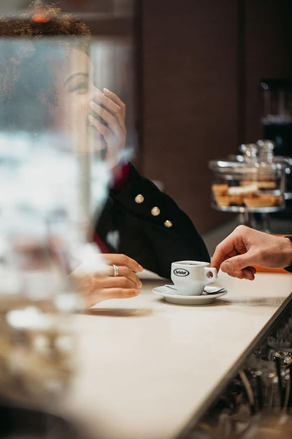 Bristot 100% Arabica Ground Coffee – Italian Espresso Delicato – Medium Roast – Ground Coffee for Moka Pot, French Press & Pour Over – 8.8oz (250g) (Pack of 2)