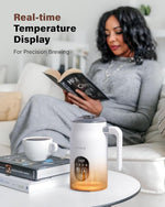 Load image into Gallery viewer, 4-in-1 Electric Milk Frother and Steamer with Auto Temperature Control, Warm &amp; Cold Foam Maker, Fast Frother for Coffee, Latte, Hot Chocolate, Cappuccino, Macchiato, White