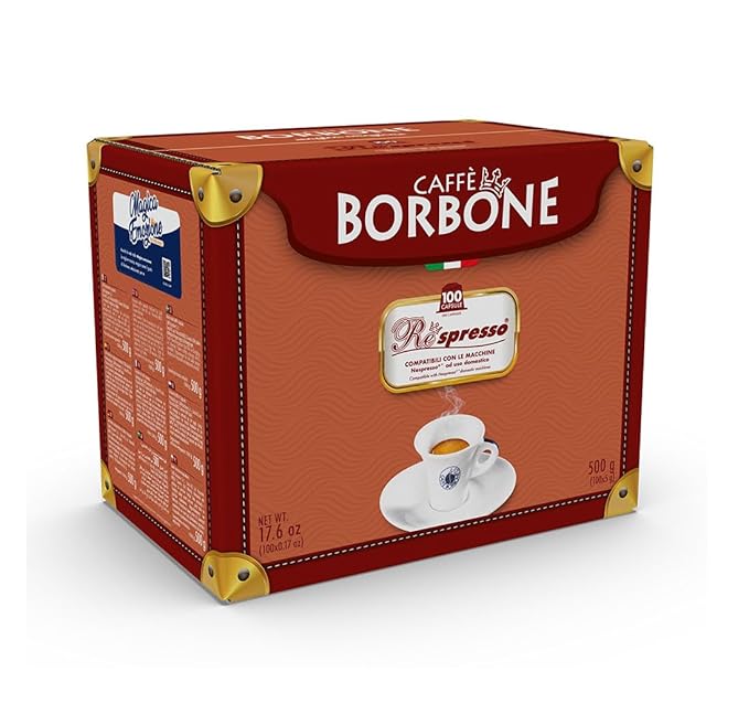 Caffe Borbone Nespresso Compatible Coffee Pods, DEK Blend Decaffeinated, Medium Roast, Decaf Espresso - NOT compatible with Vertuo - 100 Count