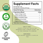 Load image into Gallery viewer, Detox Liver Tea - Herbal Debloat Blend - AIP Autoimmune Protocol Compliant - Whole 30, Paleo Friendly - Organic Cleansing Herbs with Dandelion Root, Ginger, Rooibos