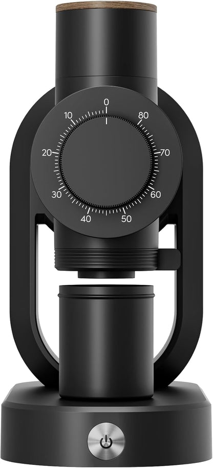 Burr Coffee Grinder,Wirsh Electric Single Dose Espresso Grinder Geimori GU64 with 64mm Flat Burr,Anti-Static Design,Stepless Adjustment from Fine to Coarse for Drip,Pour Over,French Press,Cold Brew