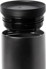 Load image into Gallery viewer, Simple Modern Travel Coffee Mug Tumbler with 360° Lid | Ceramic-Lined Insulated Stainless Steel Cold Brew Iced Coffee Cup | Gifts for Women Men Her Him | Voyager Signature | 16oz | Midnight Black