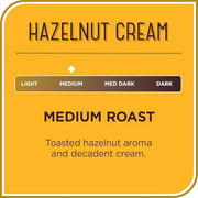 Don Francisco's Premium Hazelnut Cream Medium Roast Ground Coffee - 100% Arabica Beans, Perfect for Drip, Pour Over, and French Press - Carefully Sourced, Family-Crafted Since 1870 (12 oz Bag)